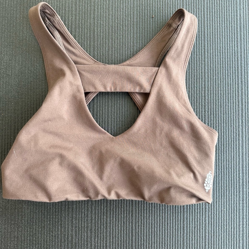 FP Movement by Free People Brown Sports Bra